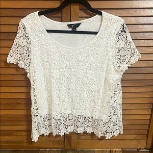 Grace White Floral Lace Blouse